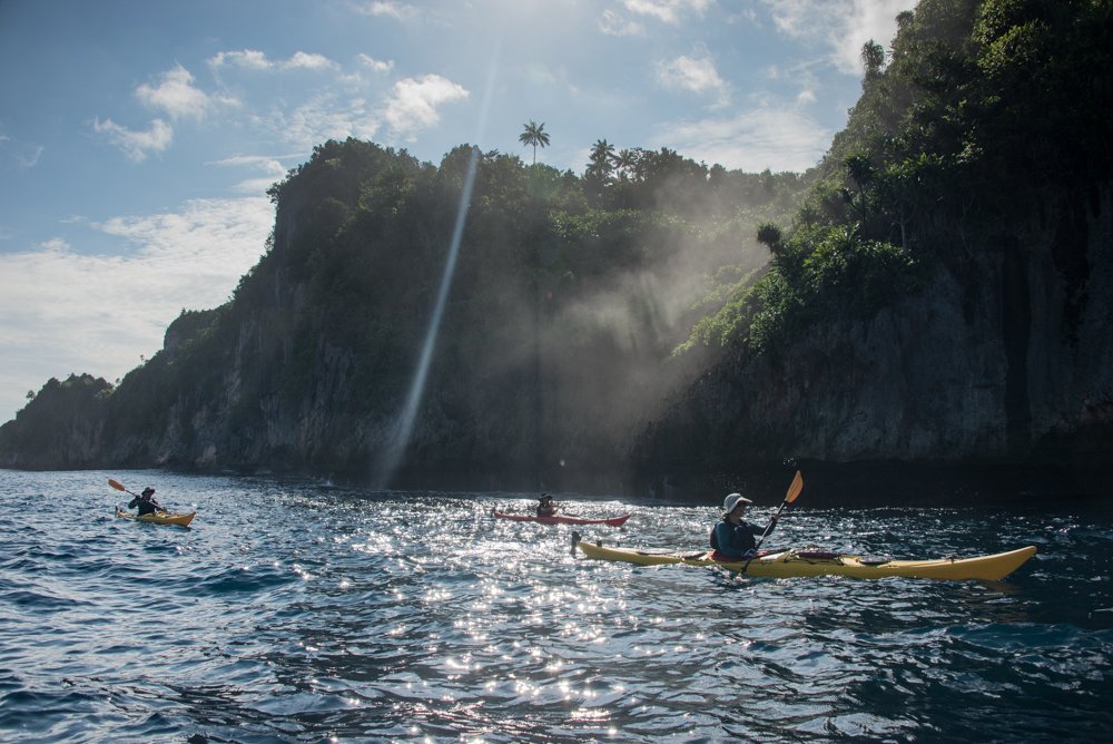 sea kayaking Raja Ampat Indonesia 