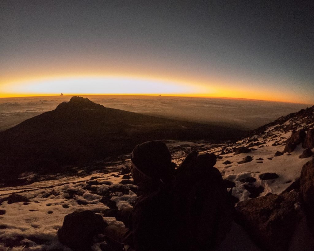 sunrise on Kilimanjaro