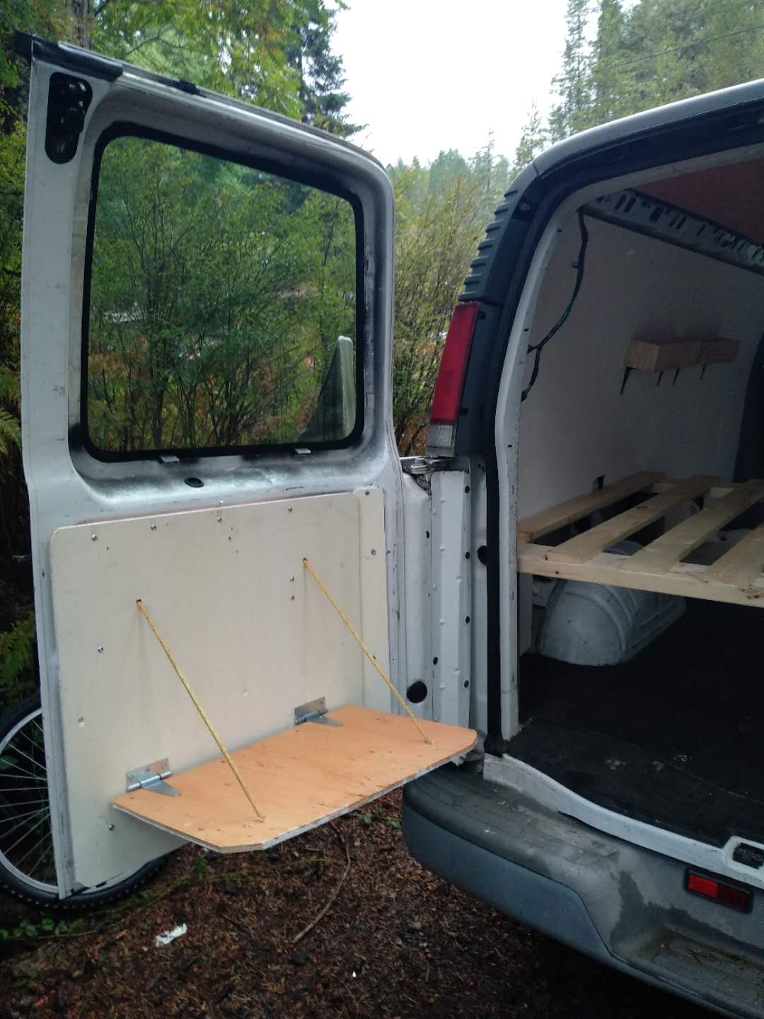 DIY table van life