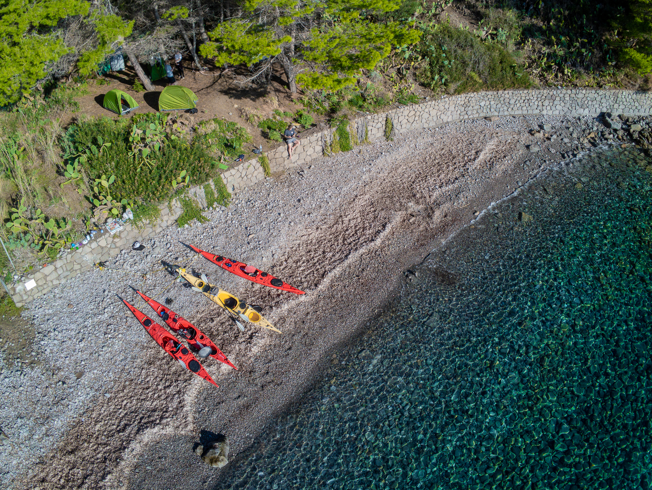 sea kayaking sicily aeolian islands