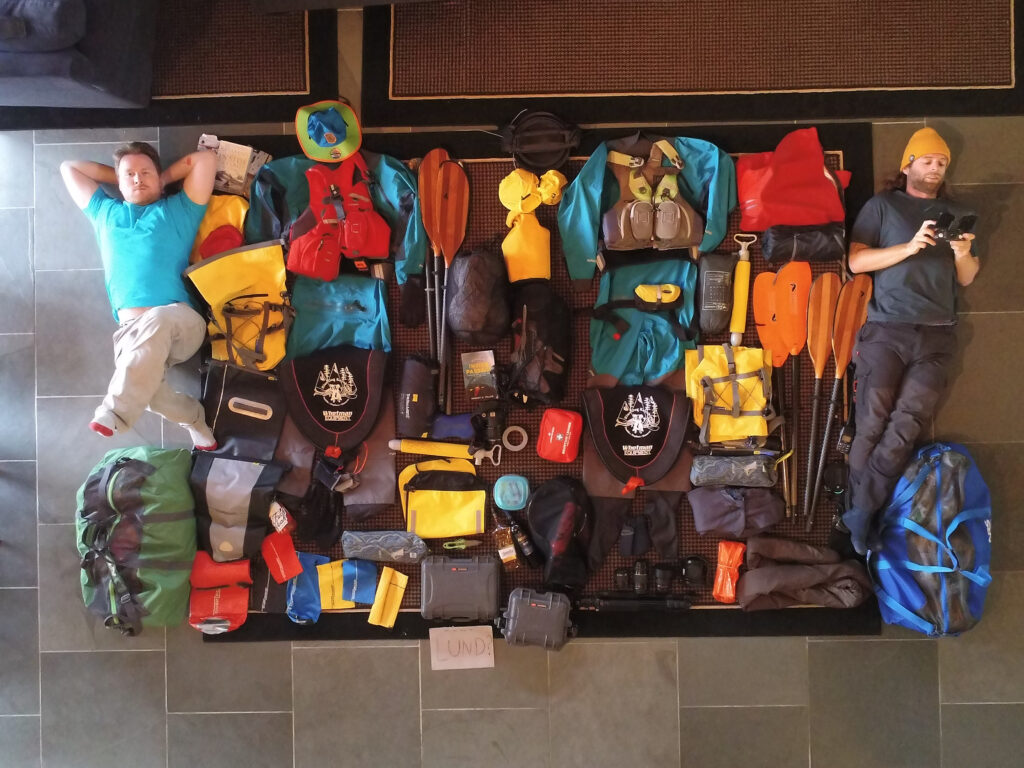 all the equipment needed for sea kayaking 